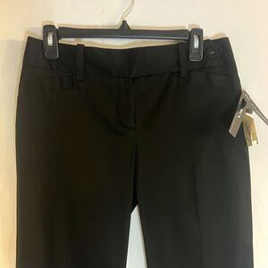 BCX Dress Pants Black Women’s Bootcut Stretch Flat Size 9